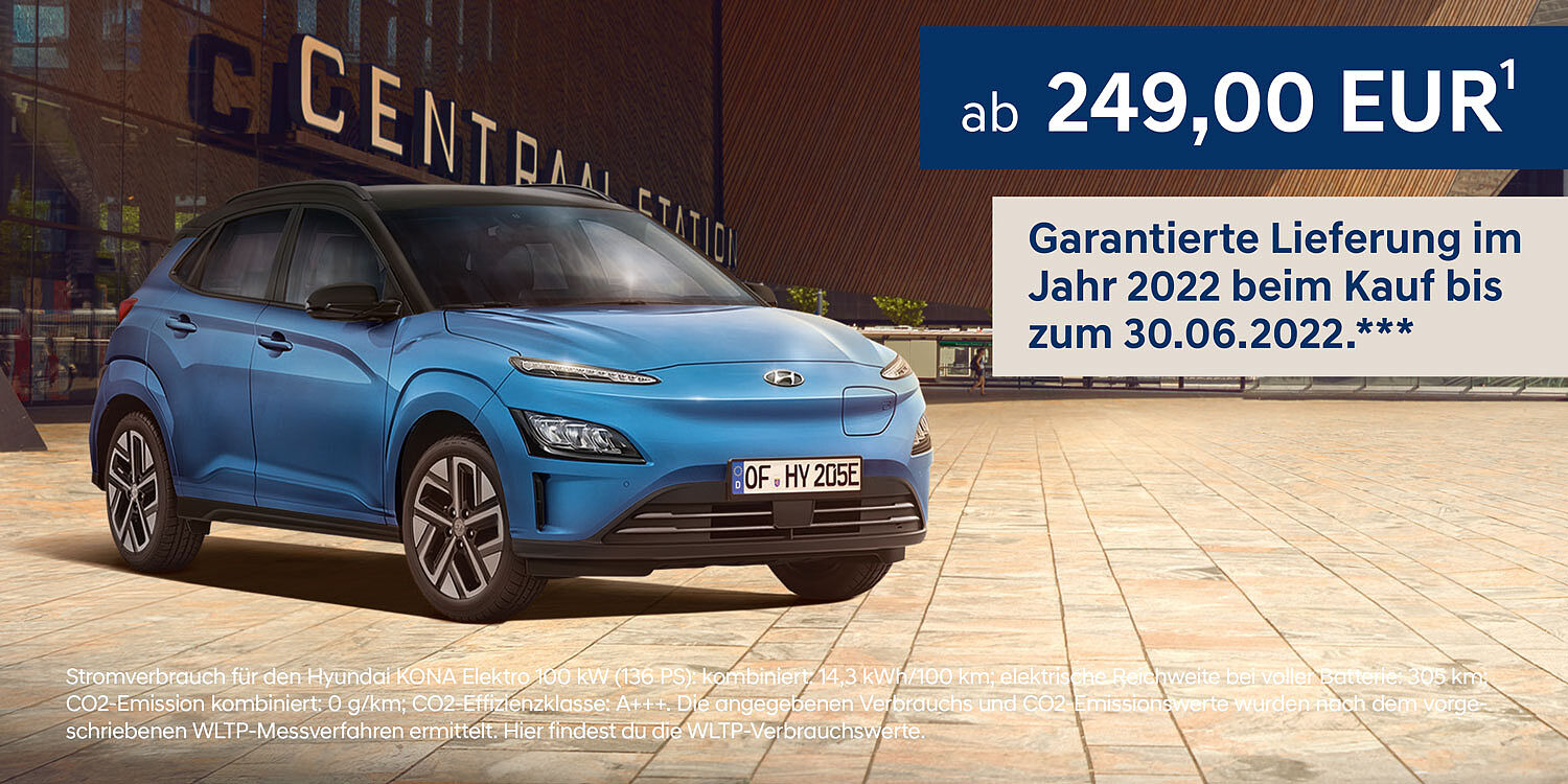 Der Hyundai KONA Elektro.