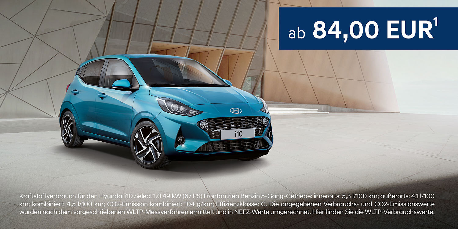 Der Hyundai i10.
